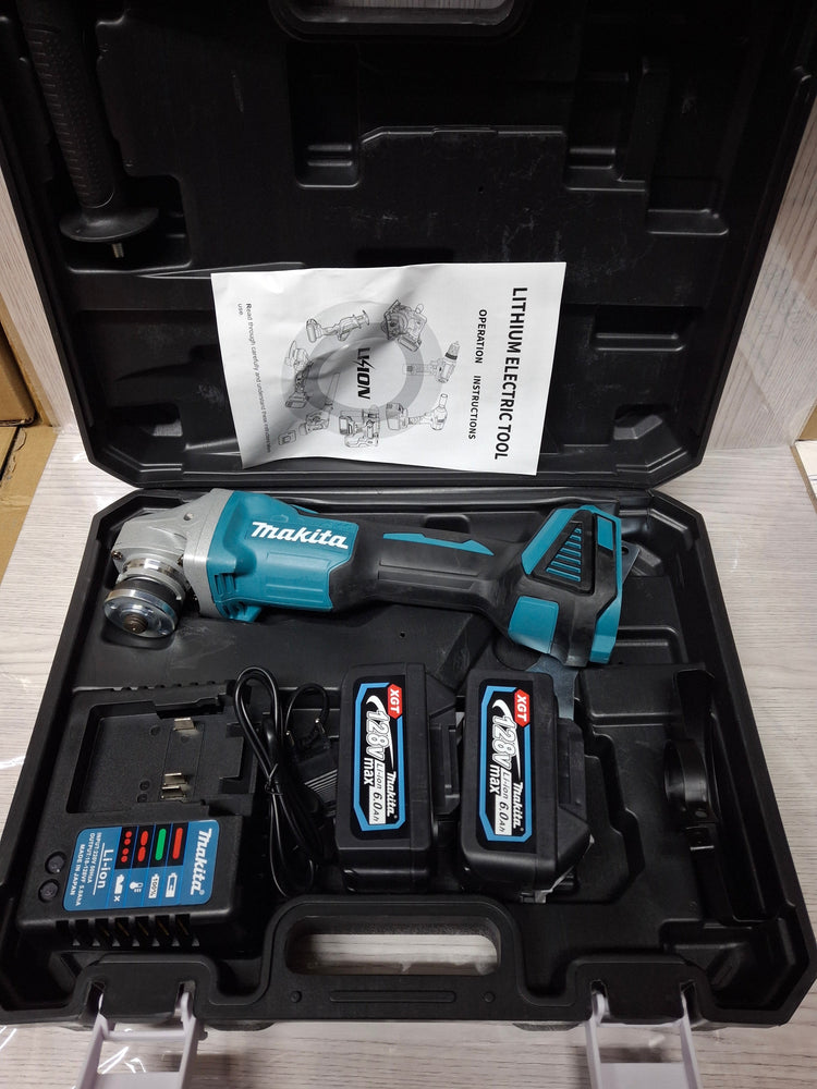 Aku brusilica Makita 128V sa dve baterije Aku brusilica 128V