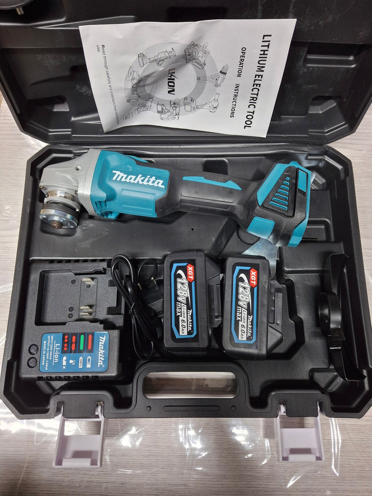 Aku brusilica Makita 128V sa dve baterije Aku brusilica 128V