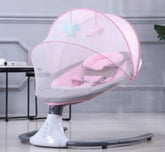 Elektricna ljuljaska njihalica za bebe roze S-Y608