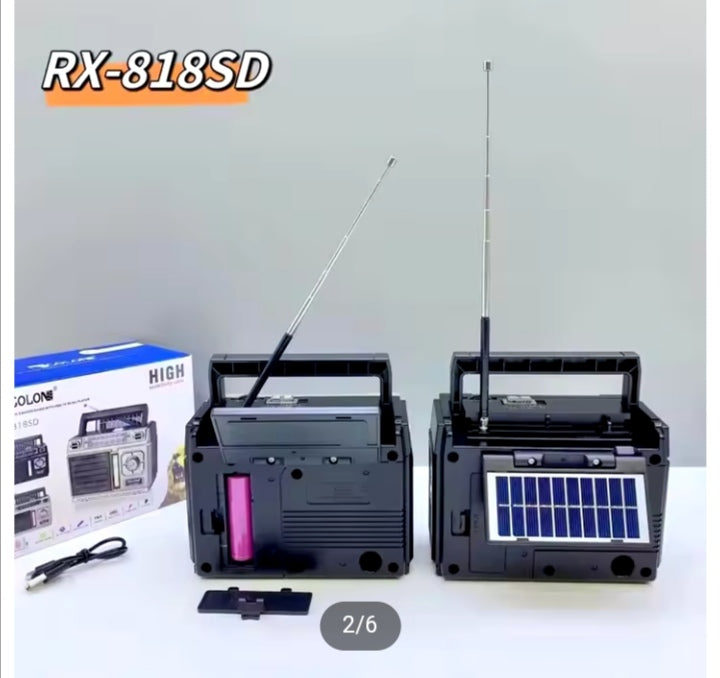 Radio tranzistor GOLON RX 818SD solarni