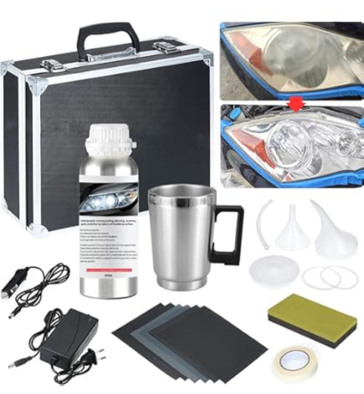 Set za polimerizaciju farova set za poliranje kofer 800ml