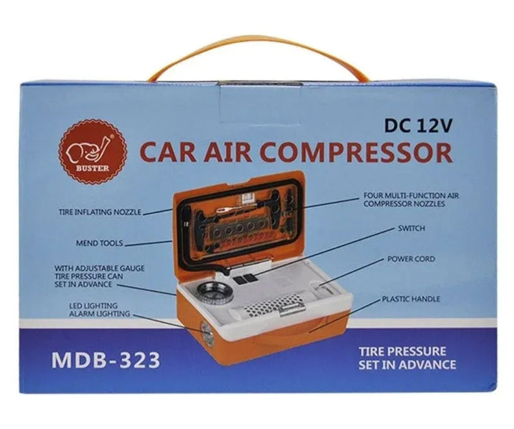 Auto kompresor 12V JDX -323 set alat za krpljenje guma