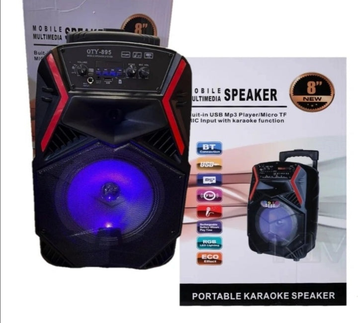 Karaoke bluetooth zvucnik sa bezicnim mikrofonom QTY 895