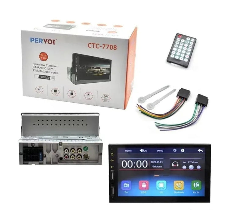Multimedia pervoi ctc-7708 Mp5 1 din univerzalna 7 inca BT