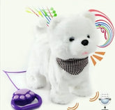 Plisani pas koji hoda i laje igracka za decu