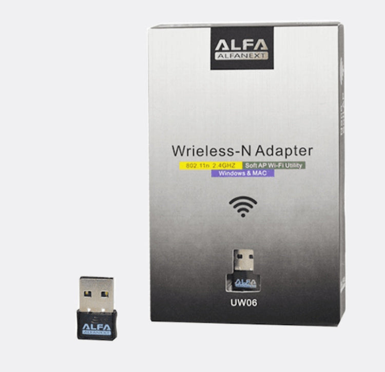Usb wireless N adapter alfa UW06