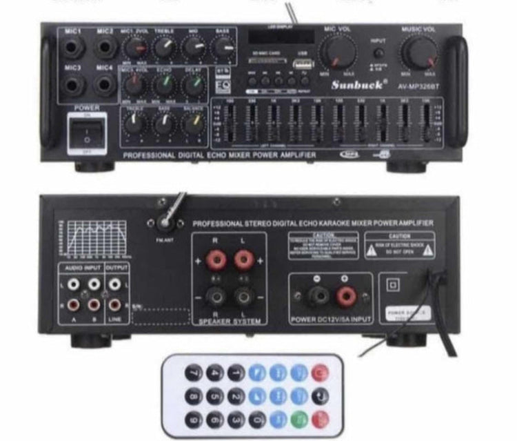 Pojacalo resiver bluetooth 800w AV-MP-326BT