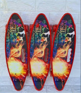 Penibord skejtbord crveni 60cm