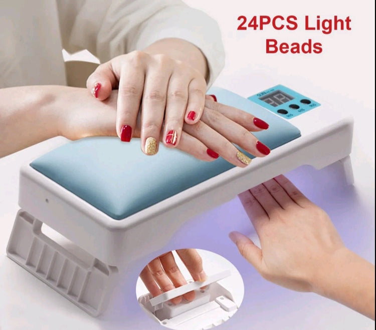 2U1 Sklopiva uv lampa i jastuk za manikir