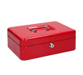 Sef kasa za papirni i kovani novac 300x230x100mmsa 2 kljuca crveni