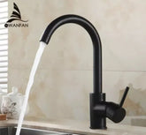 Slavina za sudoperu baterija za kuhinju crna