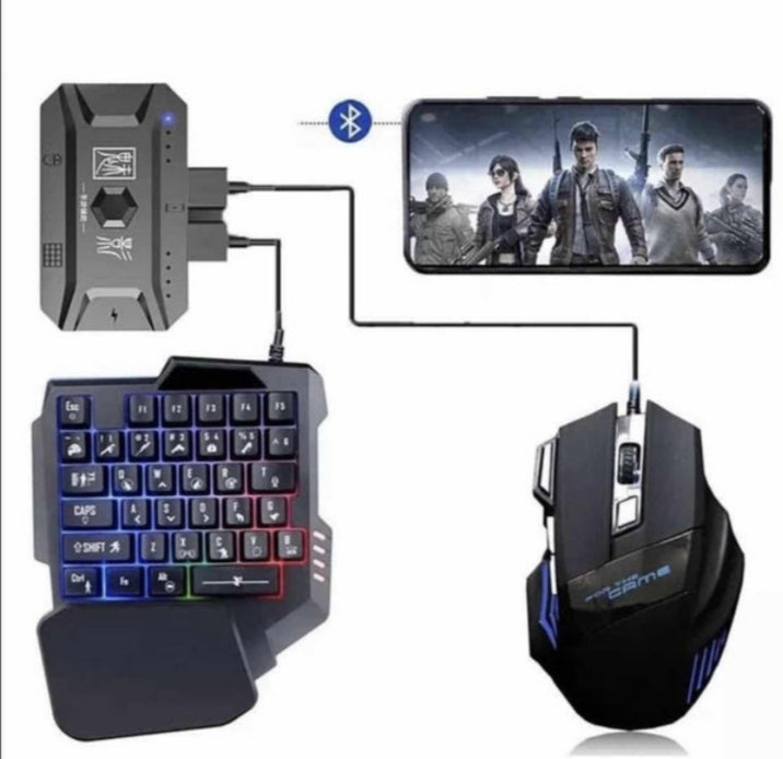 Gejmerski set JX N2000 jednorucna tastatura