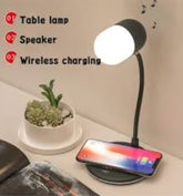 Lampa 3u1 zvucnik bezicni punjac bluetooth