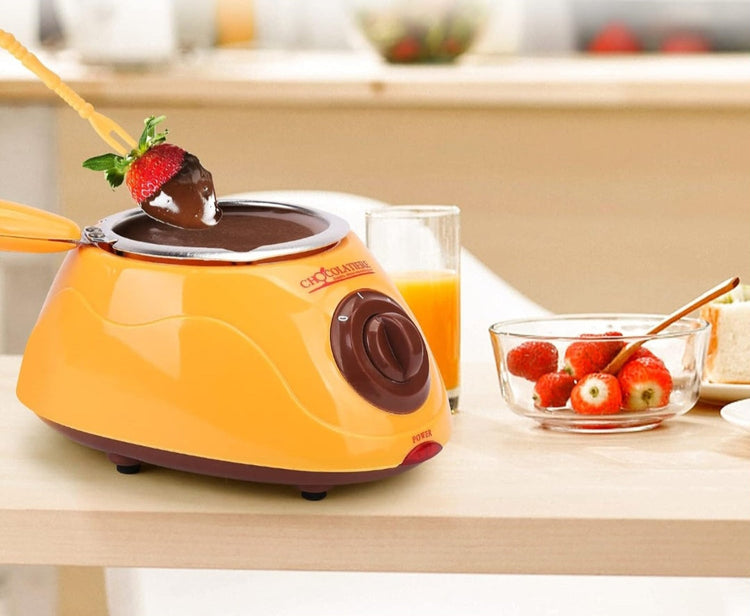Aparat za topljenje cokolade sa modlama i sablonima
