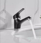 Slavina za lavabo i umivaonik crna