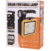 Solarna prenosna lampa led sa alatom COB -7739-C