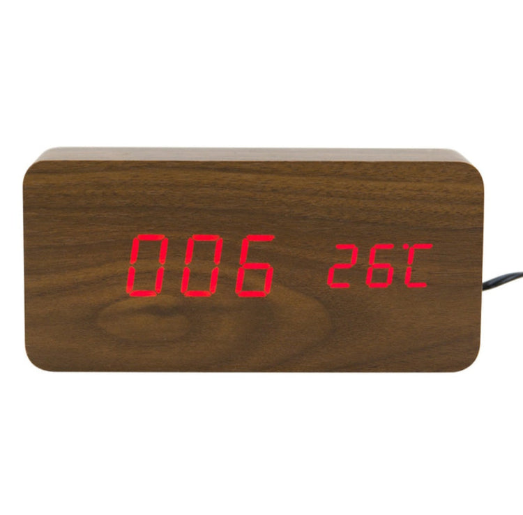 Digitalni drveni sat WOODEN CLOCK