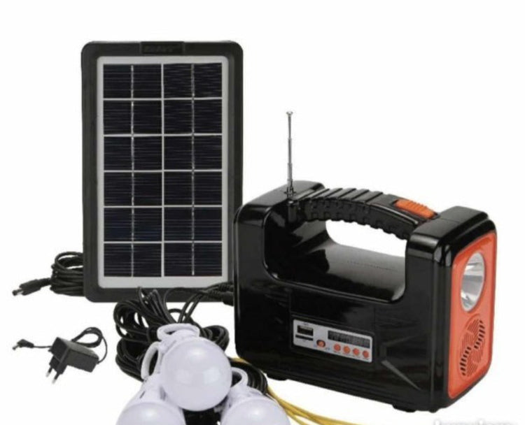 Solarna lampa sistem AC plus 3 sijalice punjac radio bluetooth