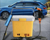 Set za pranje auta na 12v -pistolj ,kanta,cetka