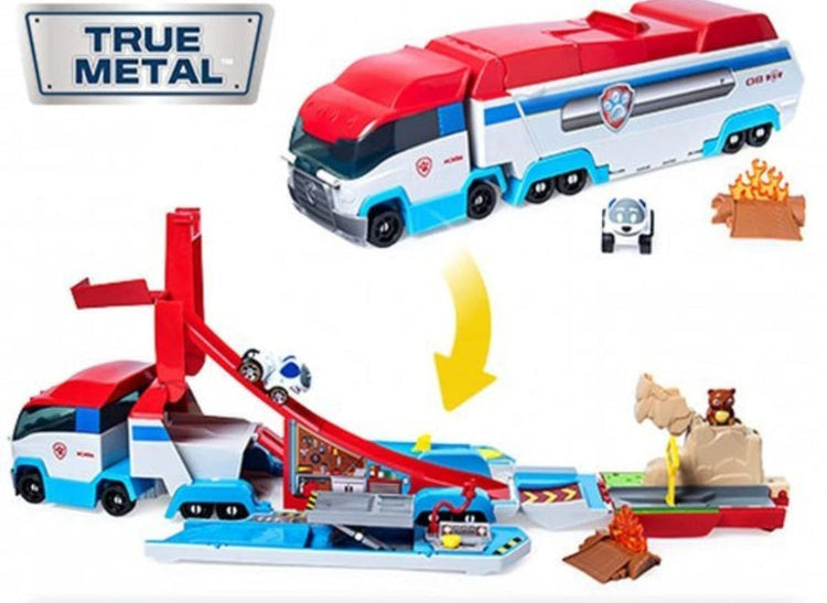 Patrolne sape kamion i tobogan + 6 patrolnih sapa +robot pas