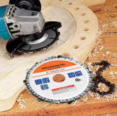 Disk za rezbarenje drveta i obradu 125mm za brusilicu