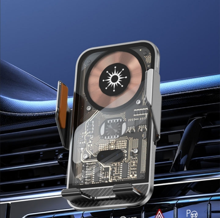 2u1 Pametni drzac za mobilni telefon C10 -Bezicni punjac sa IR senzorom