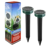 Rasterivac krtica glodara zmija 2 kom solarni okrugli oblik