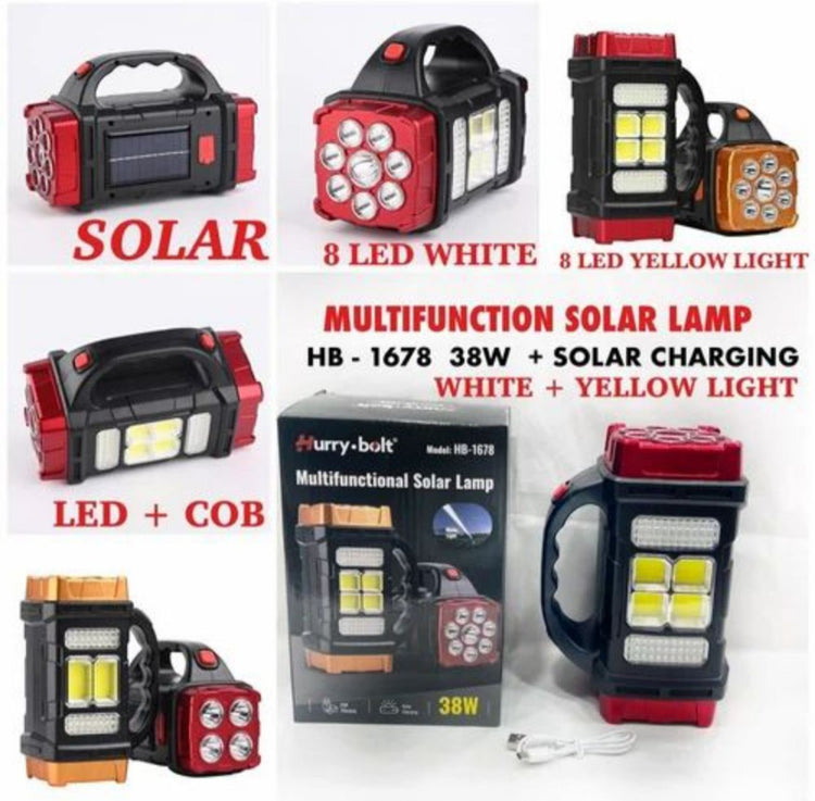 Solarna lampa multifunkcionalna HB-1678 -38W