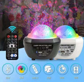 Led projektor zvezdano nebo 9 boja disko kugla sa zvucnikom