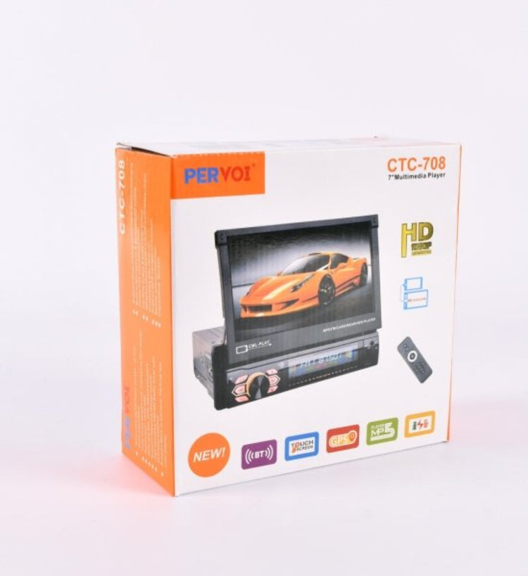 Multimedia Pervoi CTC- 708-auto radio 1 DIN na izvlacenje