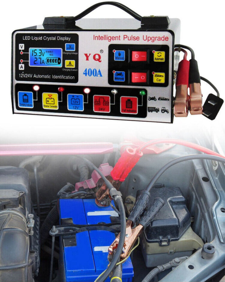 Automatski Punjač Akumulatora 12-24 V
