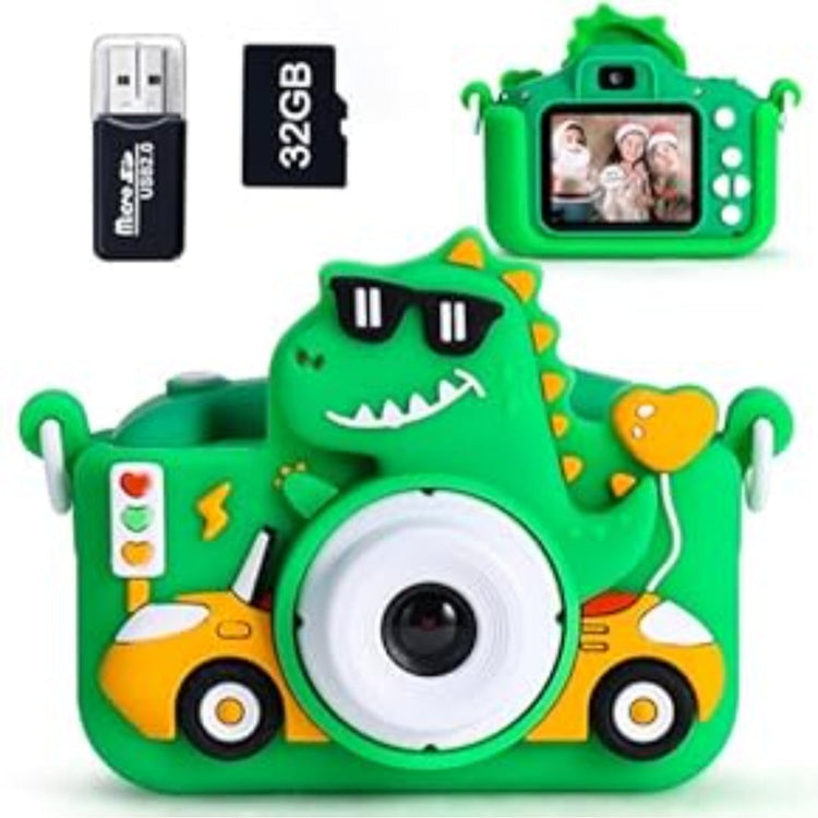 Fotoaparat za decu Zmaj zeleni