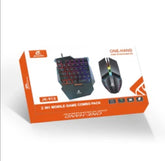 Mini tastatura sa misom 2u1 gejmerska jednorucna JK-913