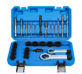 Set alat za izvlacenje vijaka i matica i polomljenih srafova 28 delova