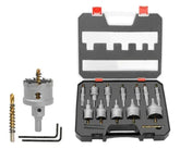 Set kruna za busenje metala 12 kom u koferu