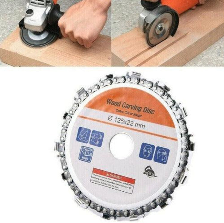 Disk za rezbarenje drveta i obradu 125mm za brusilicu