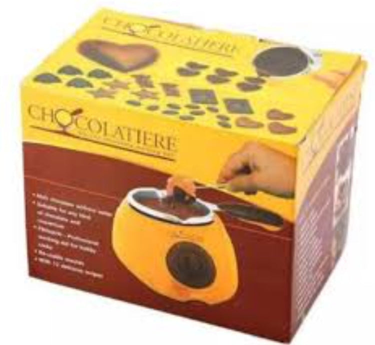 Aparat za topljenje cokolade sa modlama i sablonima