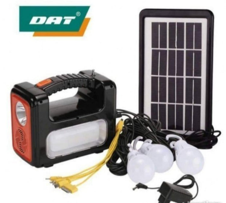 Solarna lampa sistem AC plus 3 sijalice punjac radio bluetooth