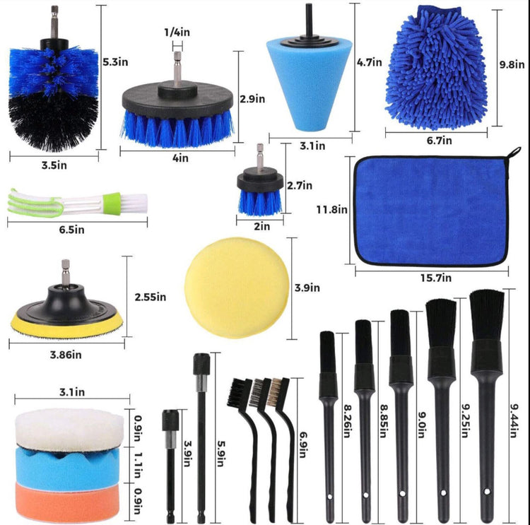 Cetke set za pranje i ciscenje 22kom