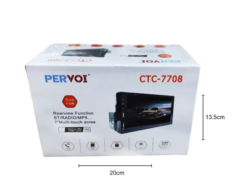 Multimedia pervoi ctc-7708 Mp5 1 din univerzalna 7 inca BT
