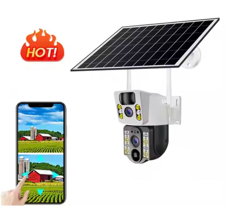 4G SIM dupla Solarna kamera rotirajuca sa dva sociva IP 8MPX