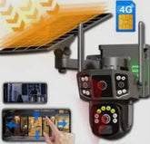 Solarna PTZ kamera sa 4 sociva ip kamera smart sa alarmom