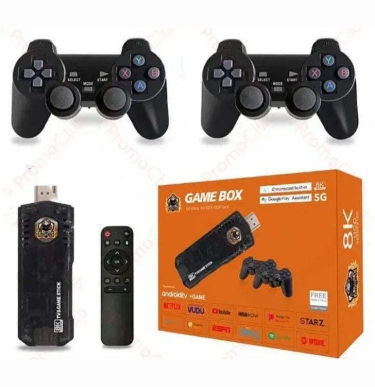 Konzola tv box X2 plus game box sa 2 dzojstika