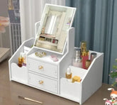 Polica organizator za sminku i kozmetiku sa ogledalom