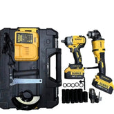 Dewalt set aku odvijac udarni +srafilica + brusilica 128v 3u1