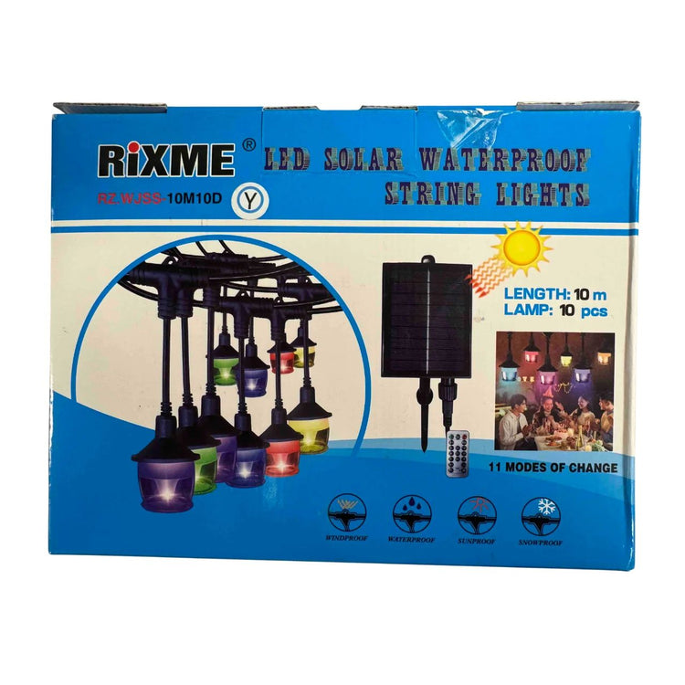 Solarne sijalice Rixme 10m za baste i balkone