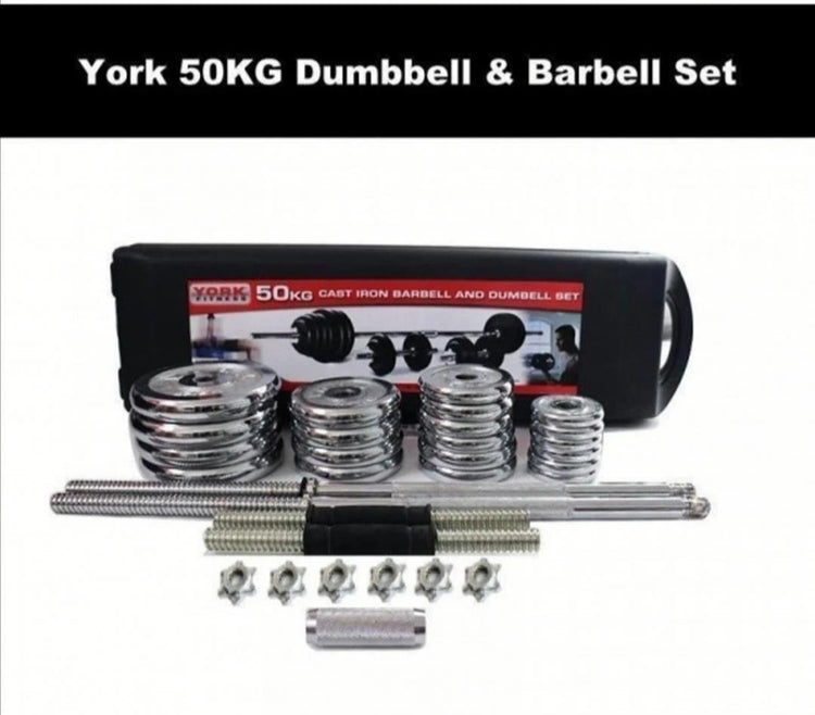 Teg tegovi YORK set 50 kg u koferu