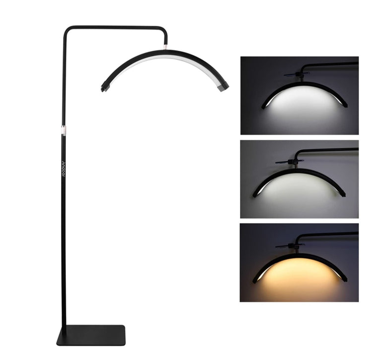 Profesionalna lampa sa postoljem podna polumesec HD-M6X