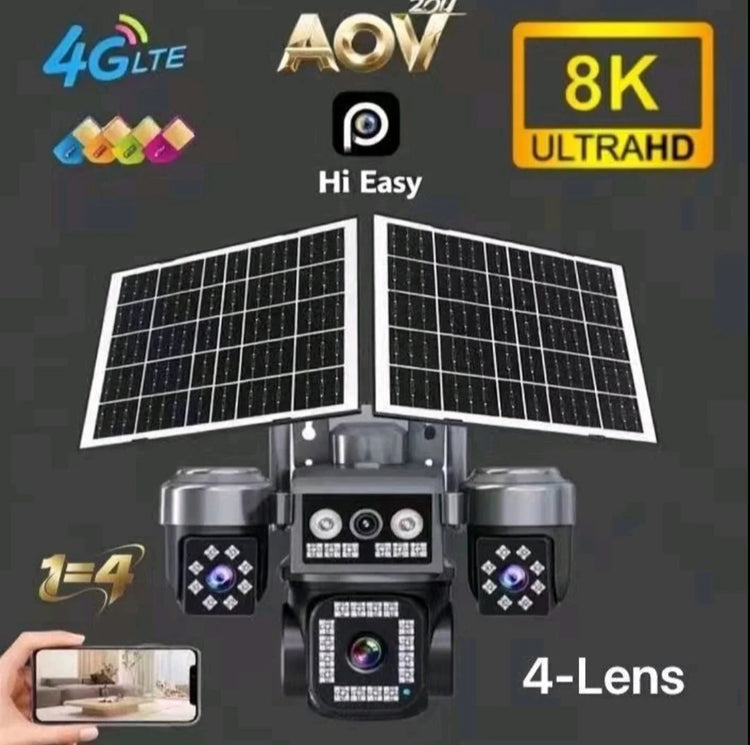 Kamera solarna sa 4 sociva 4G -WIFI HD ultra