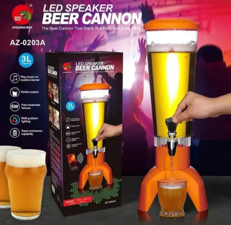 Točilica za pivo raketa zirafa za pivo 3 lit zvučnik led
